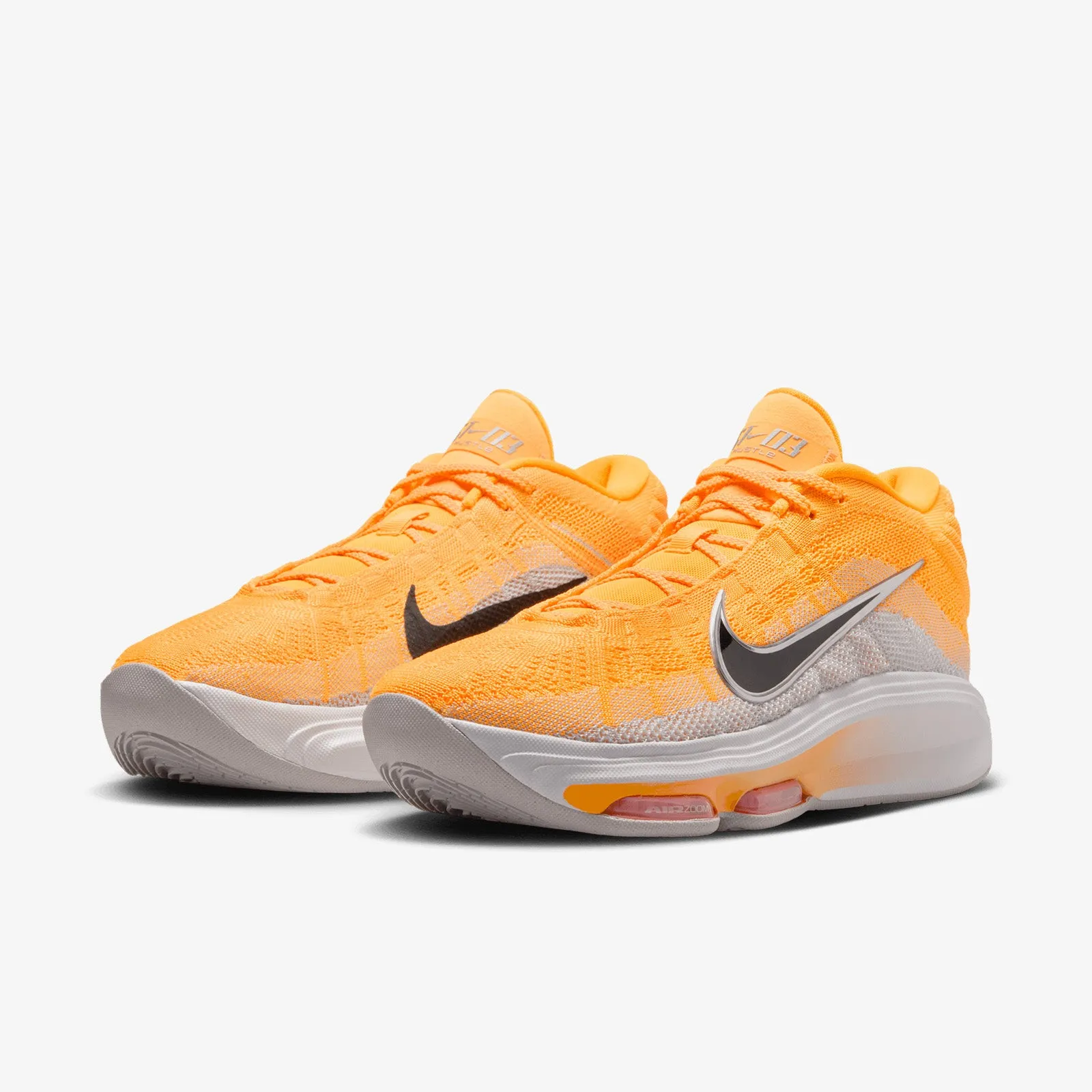 Air Zoom G.T Hustle 3 - Laser Orange/Black/Metallic Silver